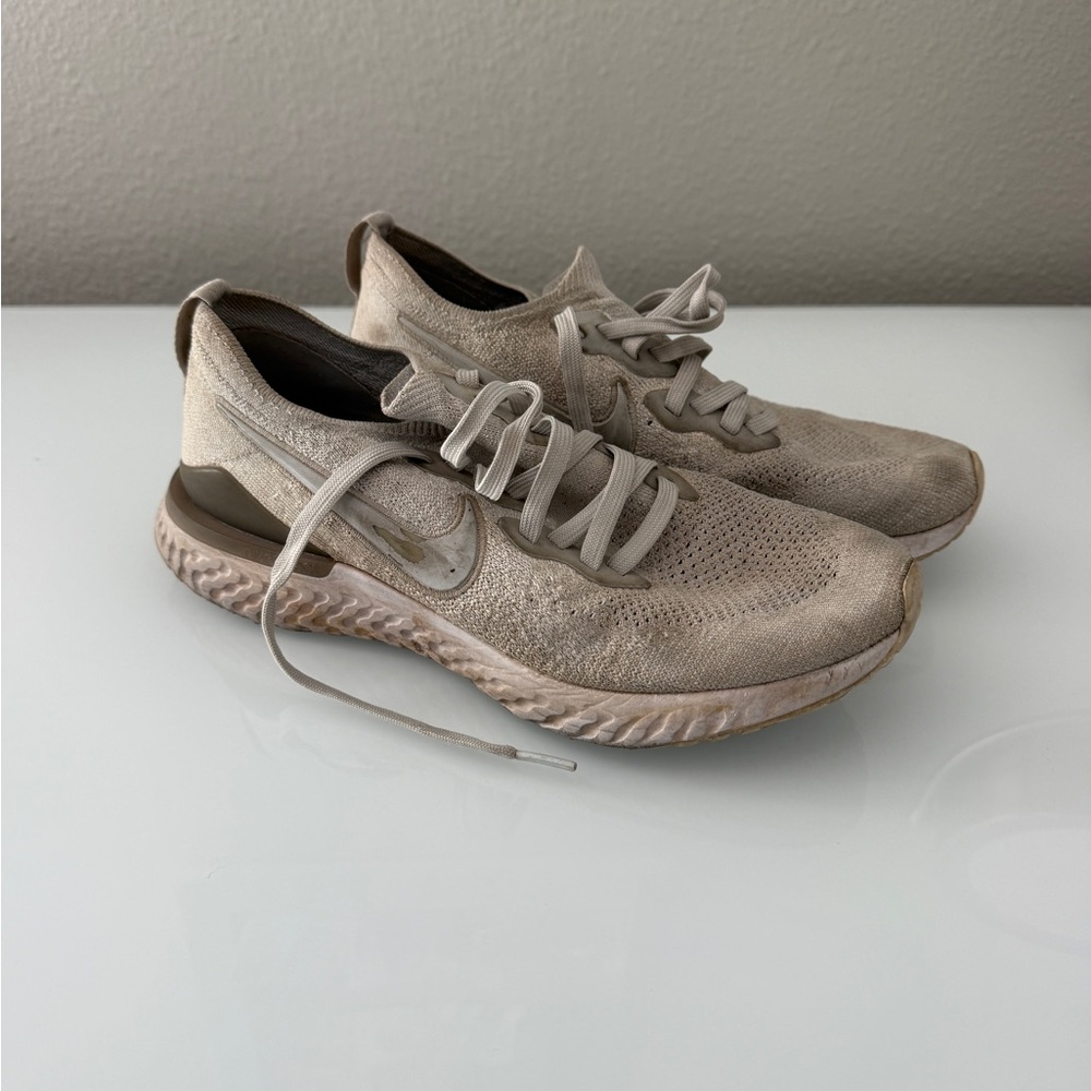 Nike Gray and Cream Sneakers